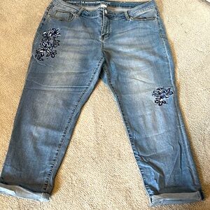 Capri blue jeans